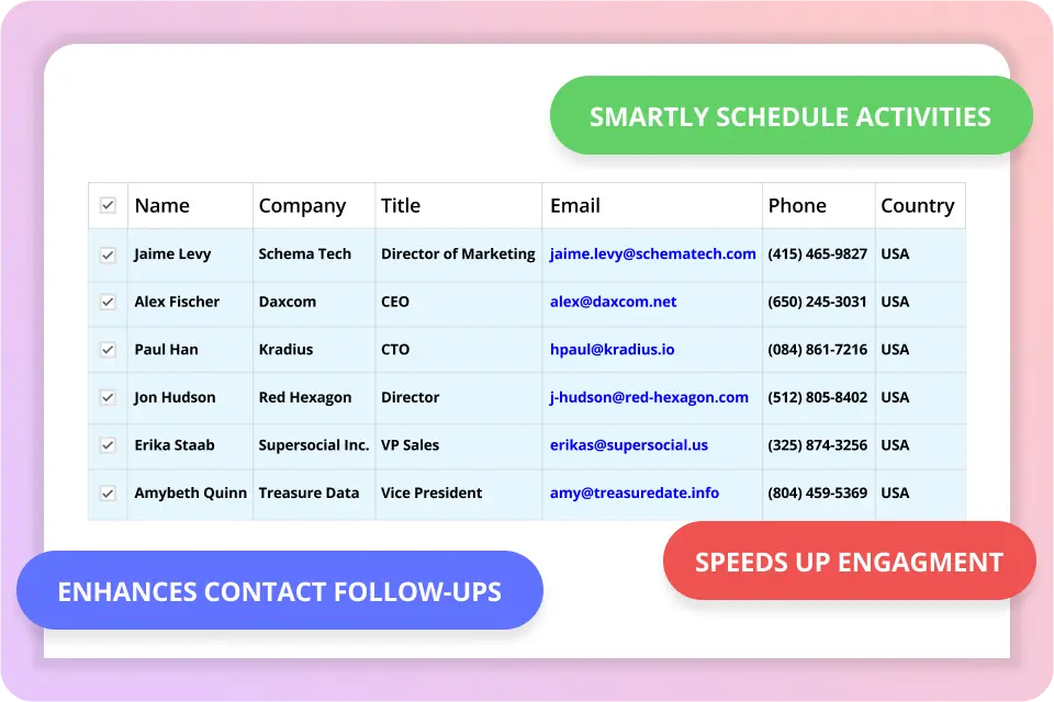 Speed up Scheduling Activities in ACT!