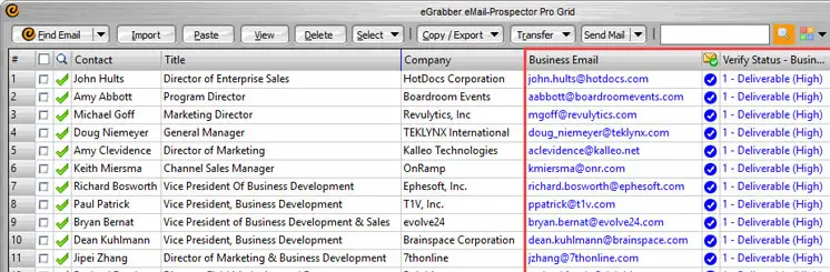 Get corporate contact information for your contact/prospect list Find corporate contact information in bulk