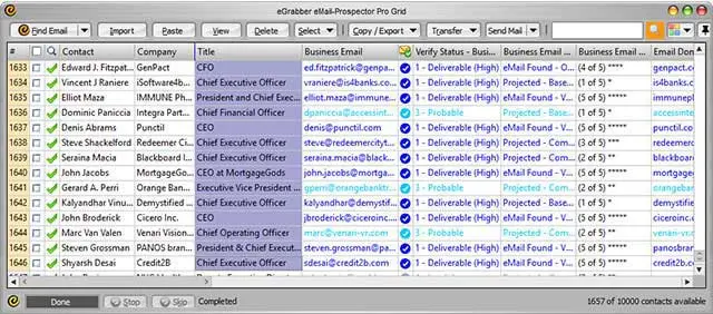 Find Email Addresses for a List of CXO’s