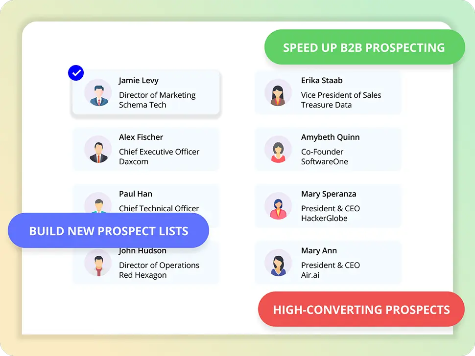 Build New Prospect Lists Effortlessly & Prospect like a Pro