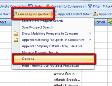 LI Management-Finder Setup