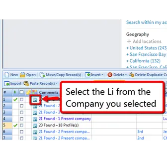 Select the LI in Tabs