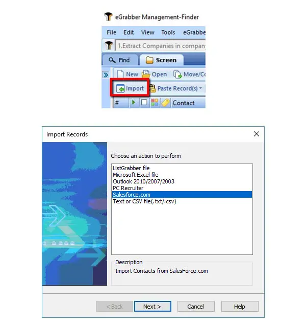 Software to update Existing CRM accounts