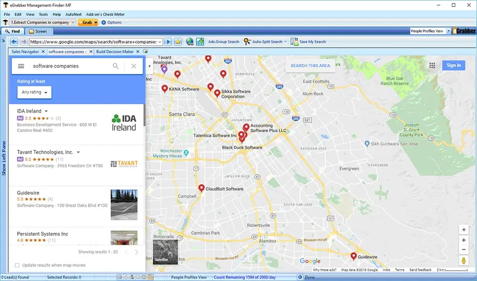 location based companies list