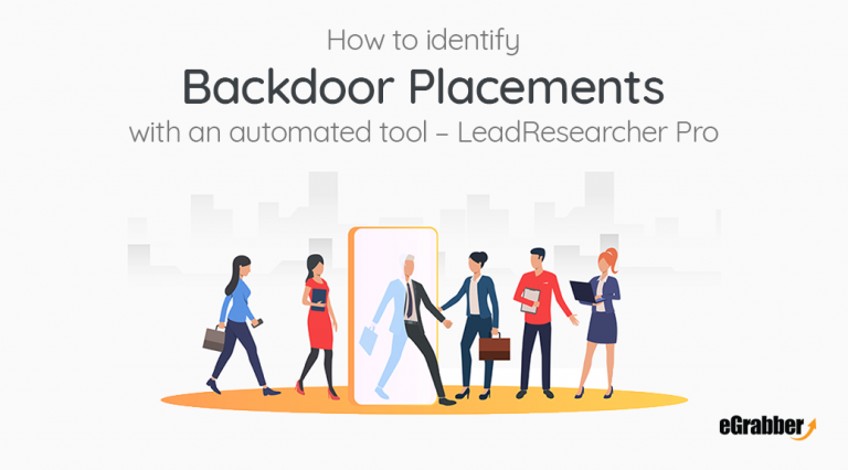 How to identify Backdoor Placements with an automated tool - LeadResearcher Pro 1