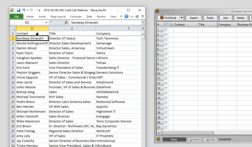 option 2 - copy paste entire list - 3