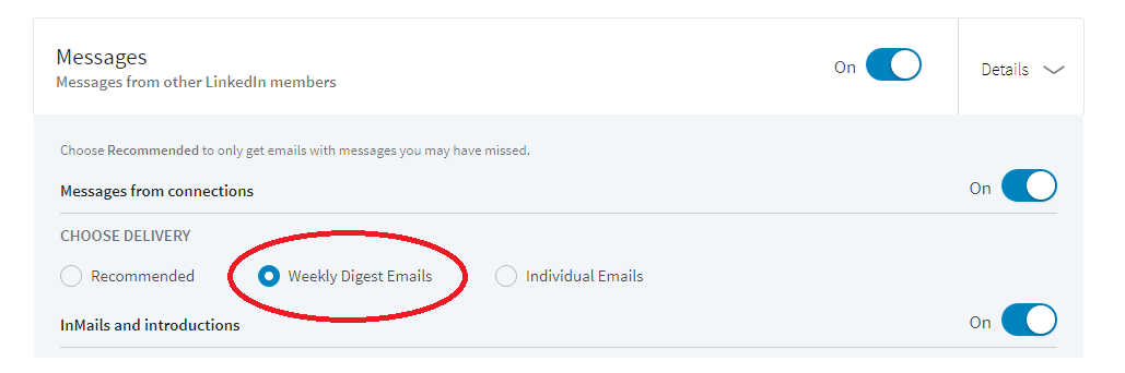 Message Settings