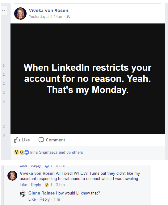 Best Practice Habit - Avoid using LinkedIn when TouchPoint is working 1
