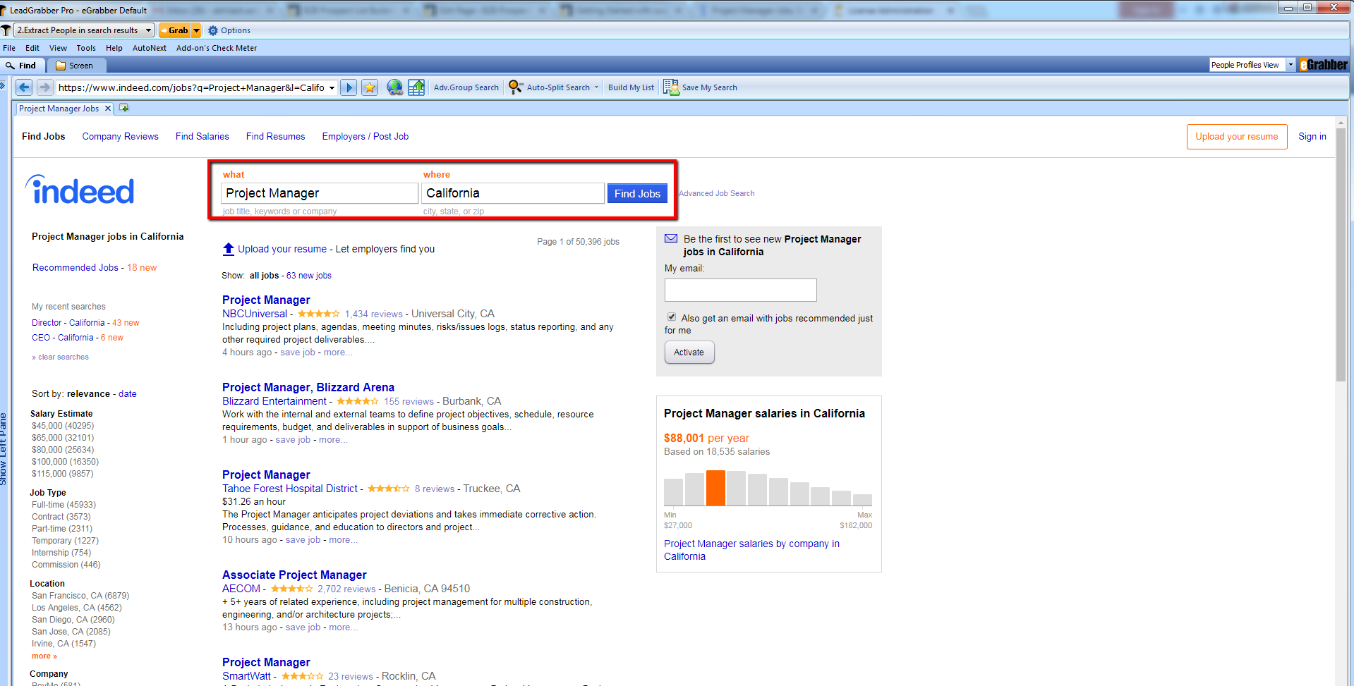 Getting Started with Hiring Prospector from eGrabber 1 Getting Started with Hiring Prospector from eGrabber 1