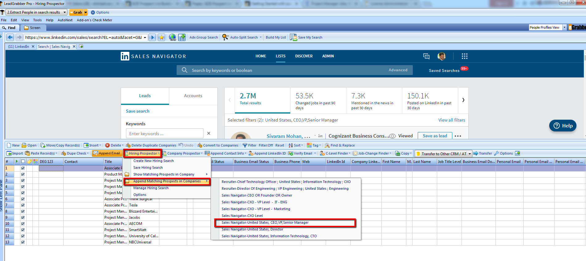 Getting Started with Hiring Prospector from eGrabber 8 Getting Started with Hiring Prospector from eGrabber 8