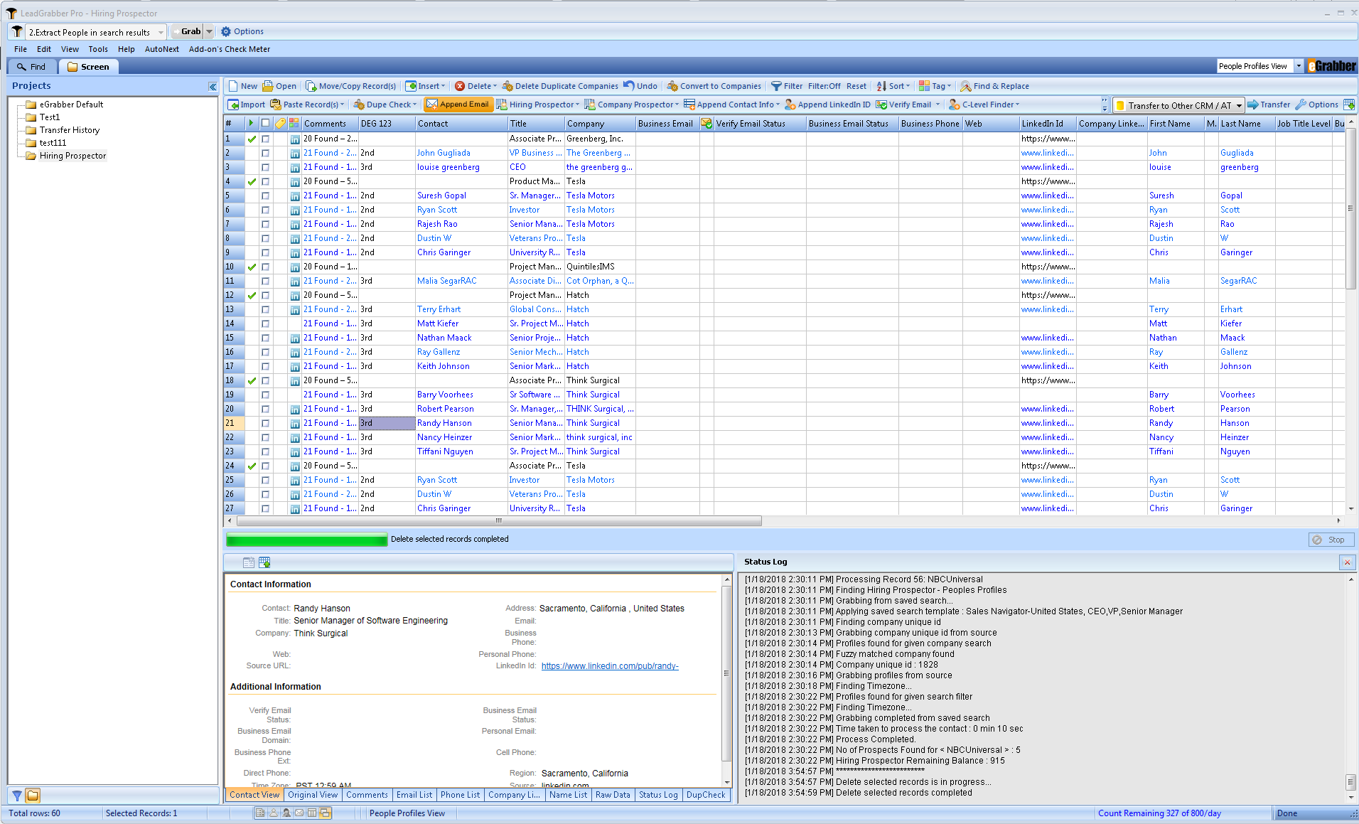 Getting Started with Hiring Prospector from eGrabber 9 Getting Started with Hiring Prospector from eGrabber 9