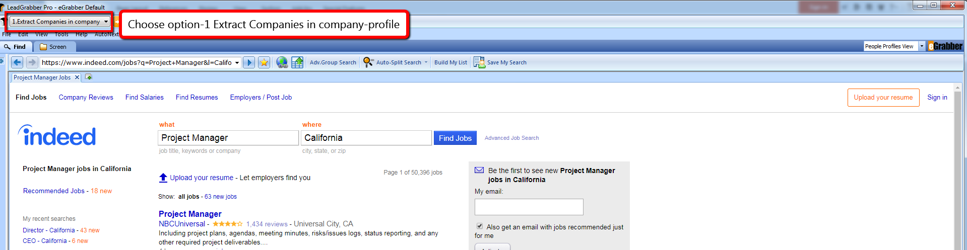 Getting Started with Hiring Prospector from eGrabber 2 Getting Started with Hiring Prospector from eGrabber 2