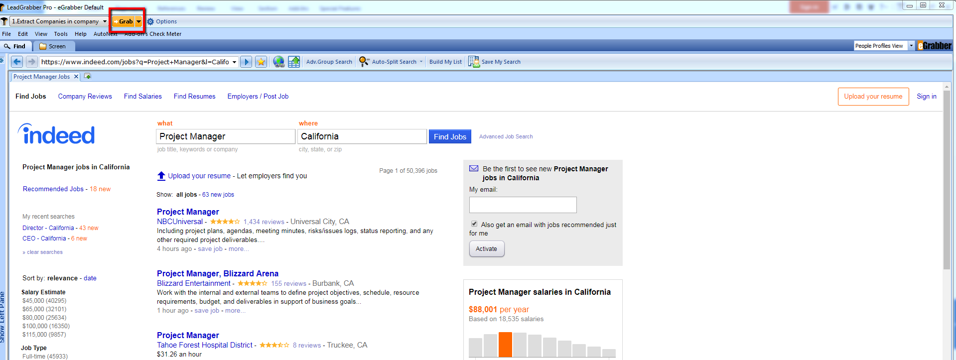 Getting Started with Hiring Prospector from eGrabber 3 Getting Started with Hiring Prospector from eGrabber 3