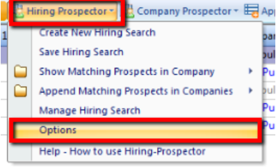 Options in Hiring Prospector 1 Options in Hiring Prospector 1