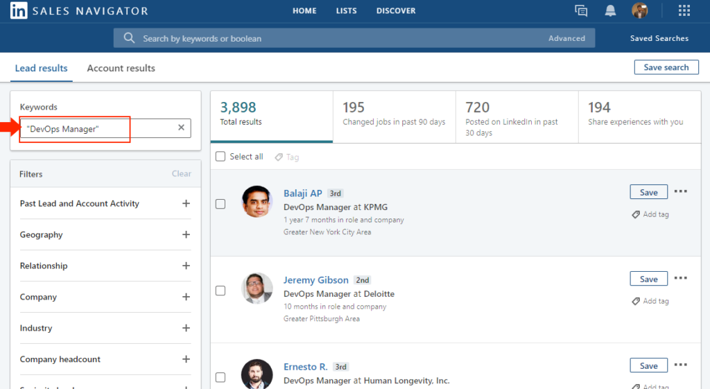 How to use LinkedIn to find new clients for your Recruiting Agency 2 How to search in LinkedIn Sales Navigator