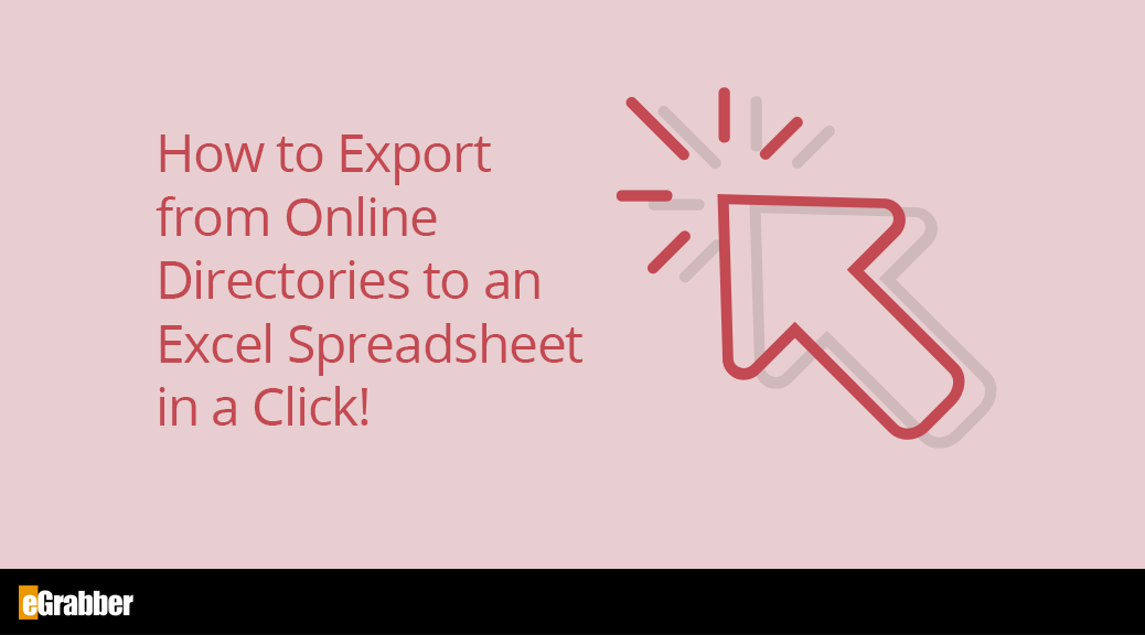 How to Export White Pages Directories to an Excel Spreadsheet in a Click 1