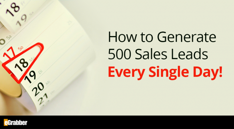 generate leads in sales