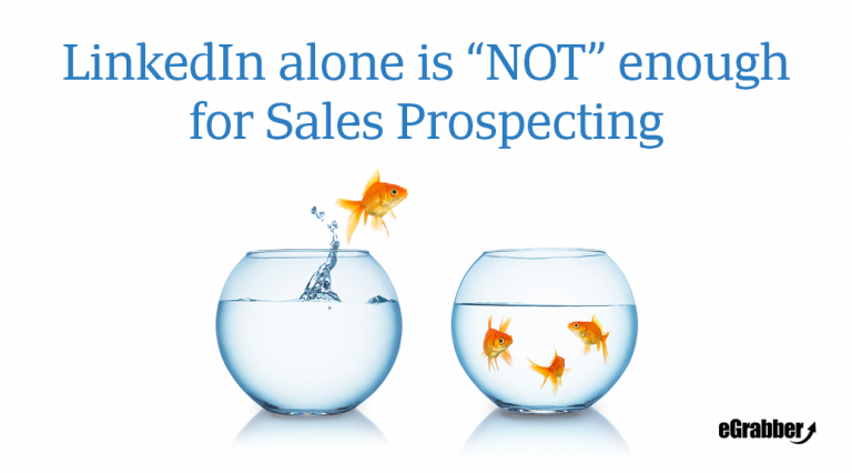 LinkedIn alone is “NOT” enough for Sales Prospecting 1