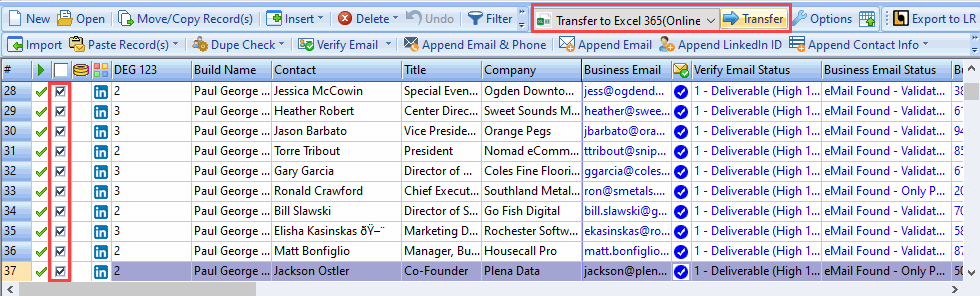 How to Transfer to Excel 365 Online 14