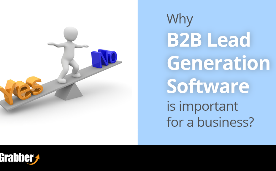 Why B2B Lead Generation Software is important for a business