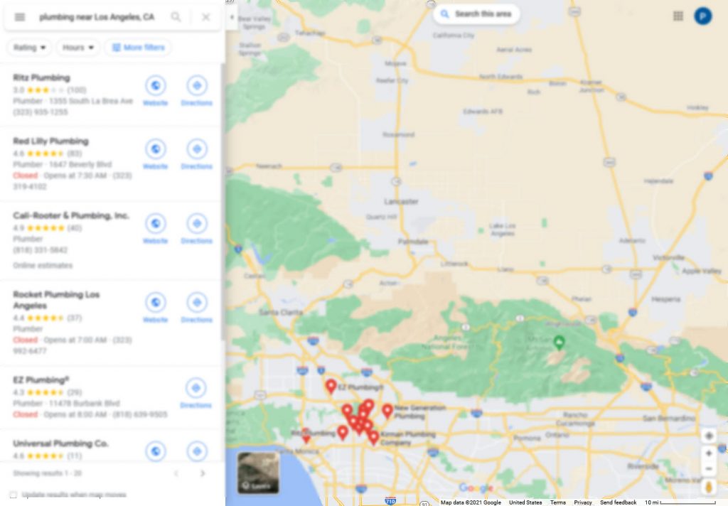 data extraction software to extract data from Google Maps