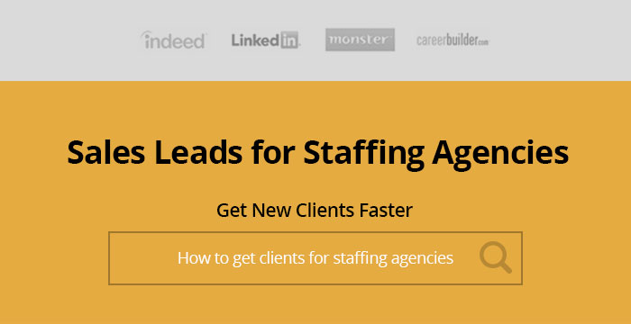 Sales Leads for Staffing Agencies